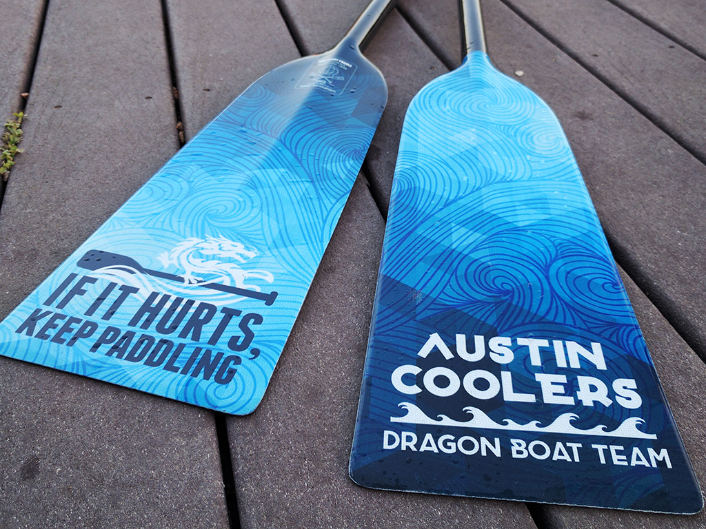 Austin Coolers paddles