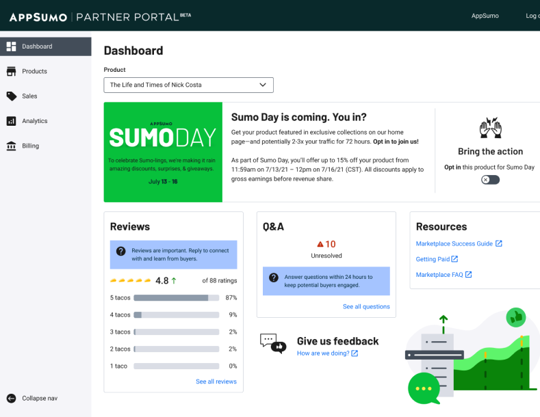AppSumo portal