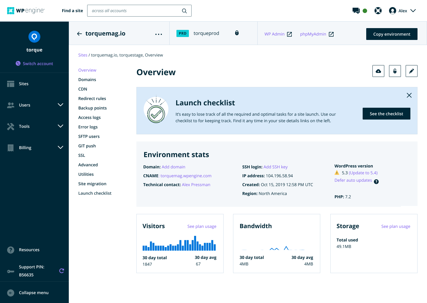 Portal onboarding banner