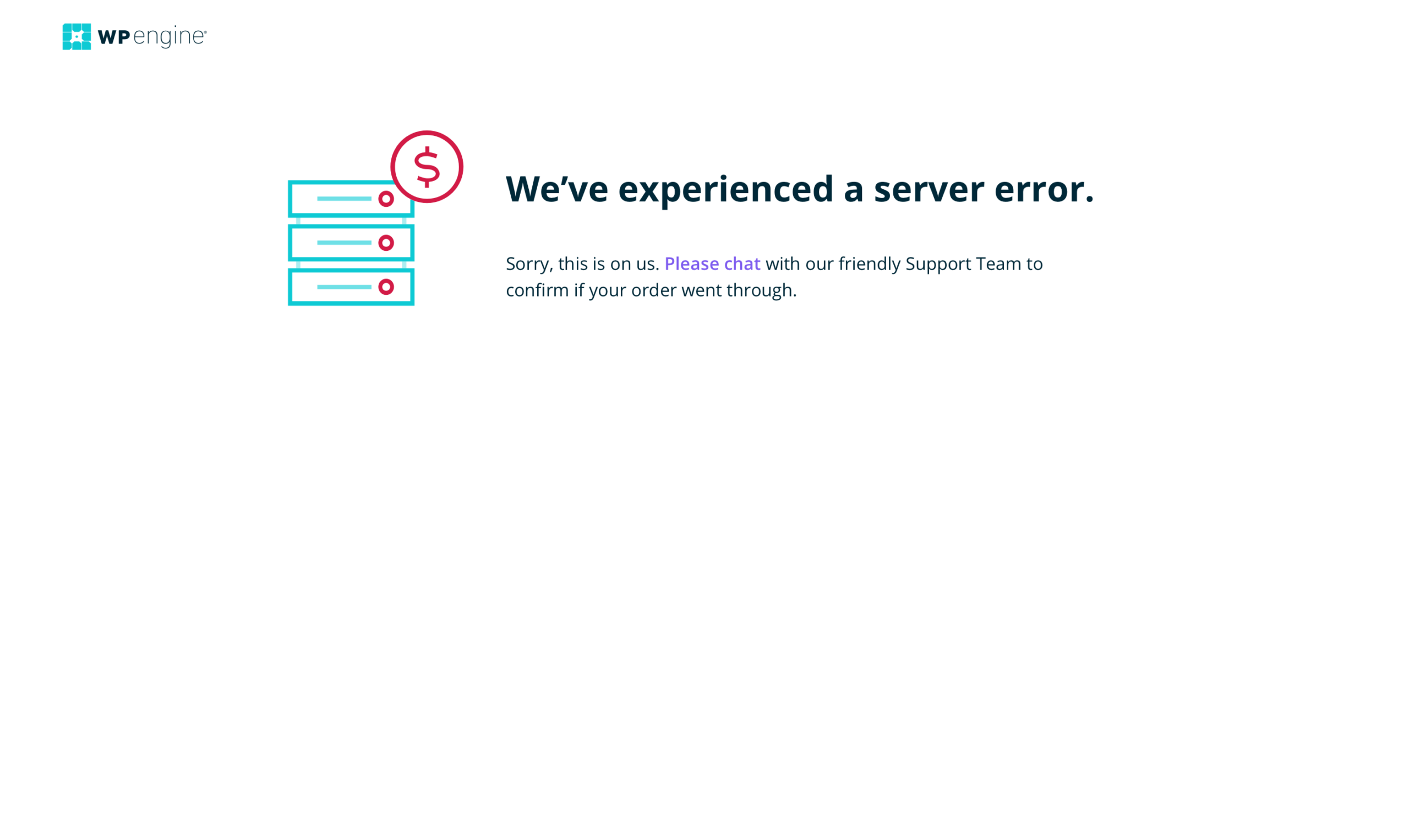 Server error